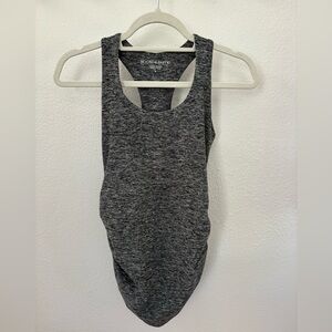 Beyond Yoga Beyond The Bump Maternity Shelf Bra Tank Gray